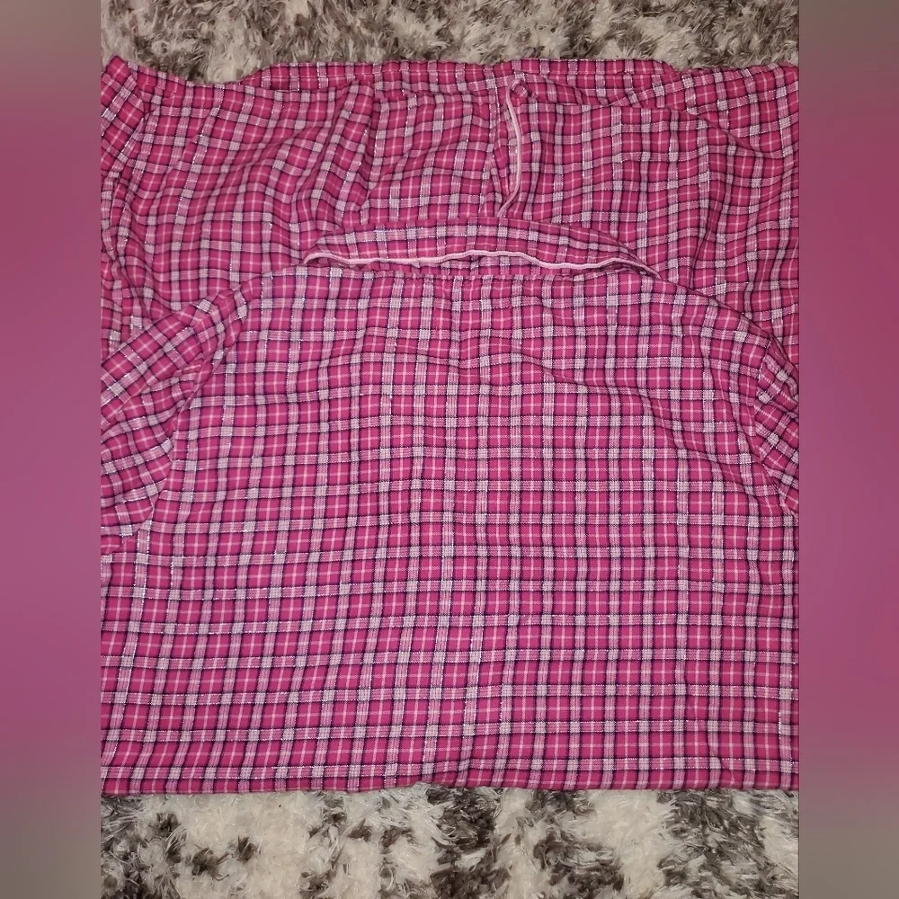 Victoria Secret Flannel Nightgown in Pink Plaid 💗 - Picture 6 of 10